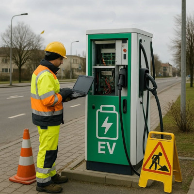 Elektromobilių įkrovimo stotelės techninė priežiūra Lietuvoje. Profesionalų atliekamas EV stotelių servisas ir diagnostika – UAB „Ekoenergas